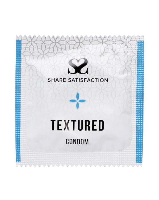 Share Satisfaction Textured Condom - Single