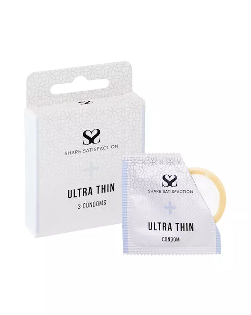 Share Satisfaction Ultra Thin Condom - 3 pack - Just for you desires