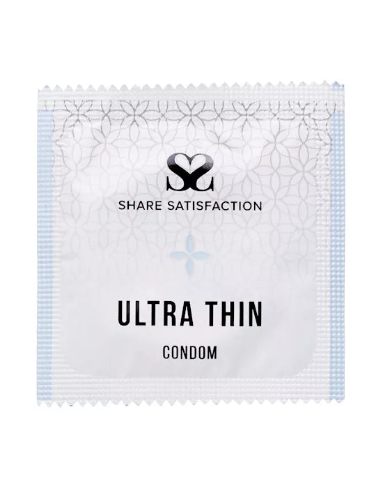 Share Satisfaction Ultra Thin Condom - 3 pack - Just for you desires