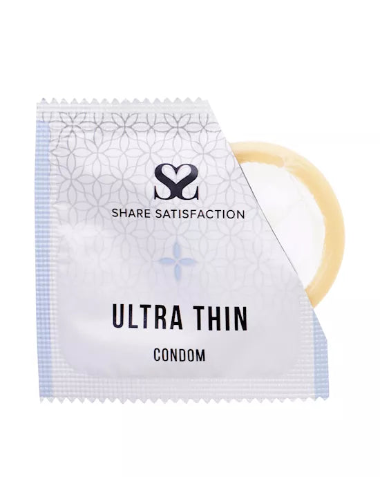Share Satisfaction Ultra Thin Condom - 3 pack - Just for you desires
