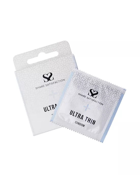 Share Satisfaction Ultra Thin Condom - 3 pack - Just for you desires
