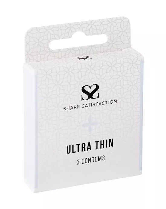 Share Satisfaction Ultra Thin Condom - 3 pack - Just for you desires