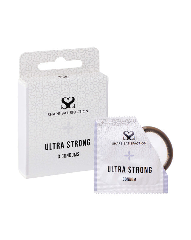 Share Satisfaction Ultra Strong Condom - 3 pack