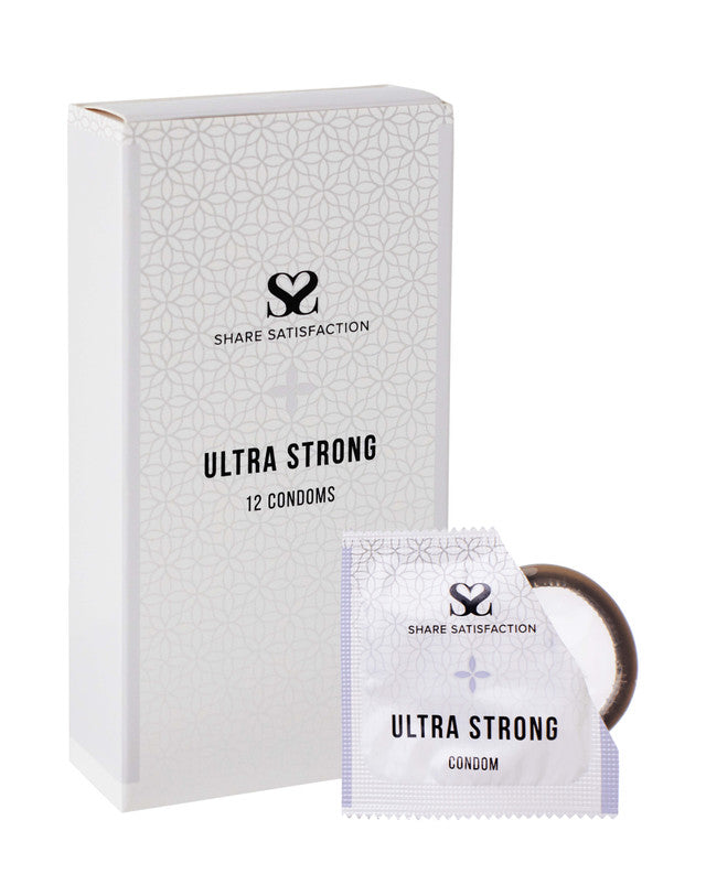 Share Satisfaction Ultra Strong Condoms - 12 pack