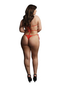 269867 - Festive Rhinestone Top And Thong - Just for you desires