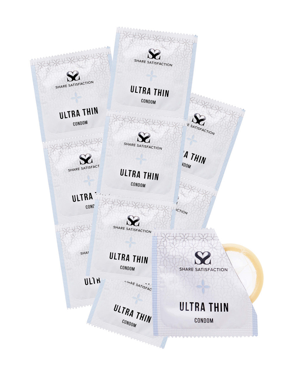 Share Satisfaction Ultra Thin Condoms - bulk pack 50/100/500