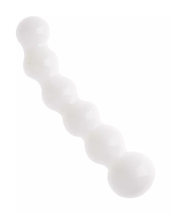 Lucent White Anal Beads - Just for you desires