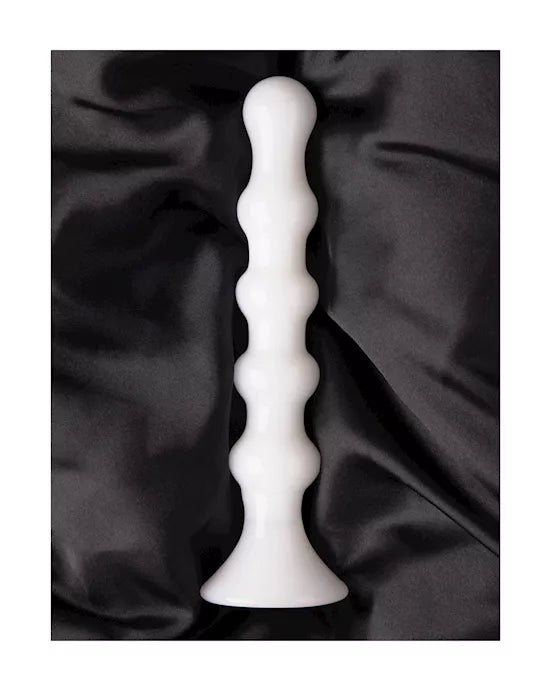 Lucent White Anal Beads - Just for you desires