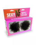 Sexy Af Nipple Black Marabou - Just for you desires