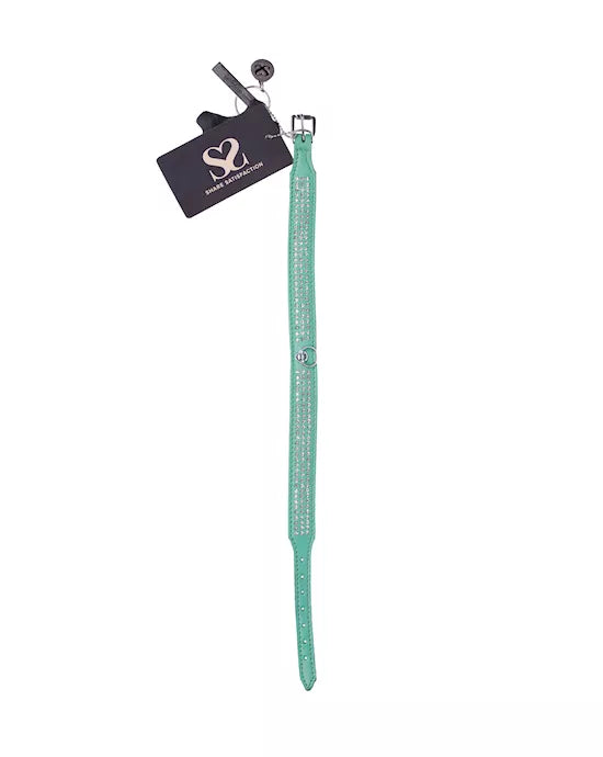 Bound X Collar With Rhinestones - Just for you desires