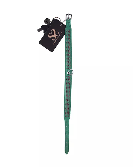 Bound X Collar With Rhinestones - Just for you desires
