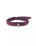 Bound X Collar With Rhinestones - Two Rows - Just for you desires