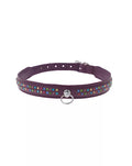 Bound X Collar With Rhinestones - Two Rows - Just for you desires
