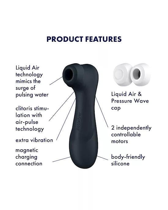 Pro 2 Generation 3 with Liquid Air Technology Vibration and Bluetooth/App - Just for you desires