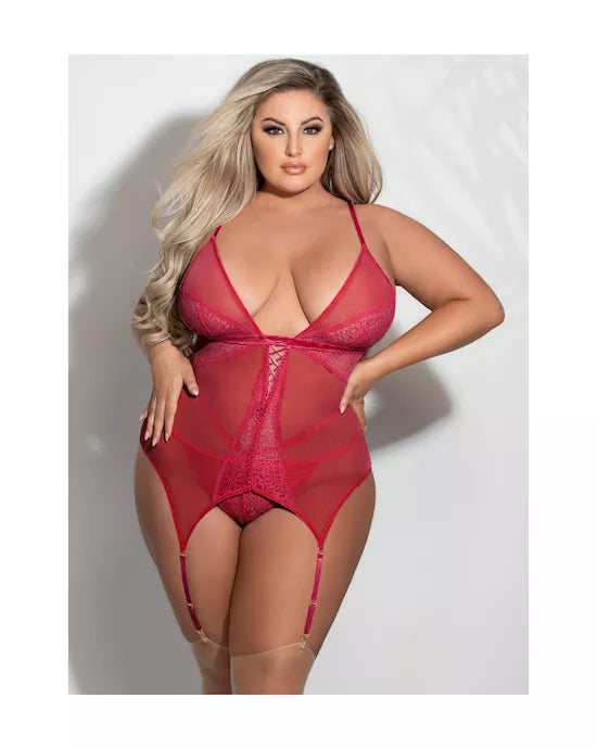 2-Piece Cami Set Midnight Kiss - Just for you desires