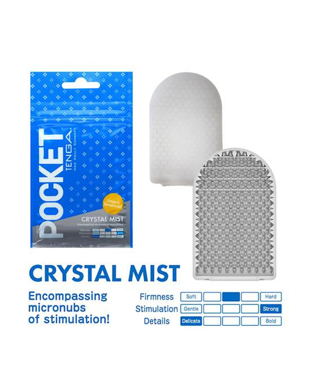 278527 - POCKET TENGA CRYSTAL MIST - Just for you desires