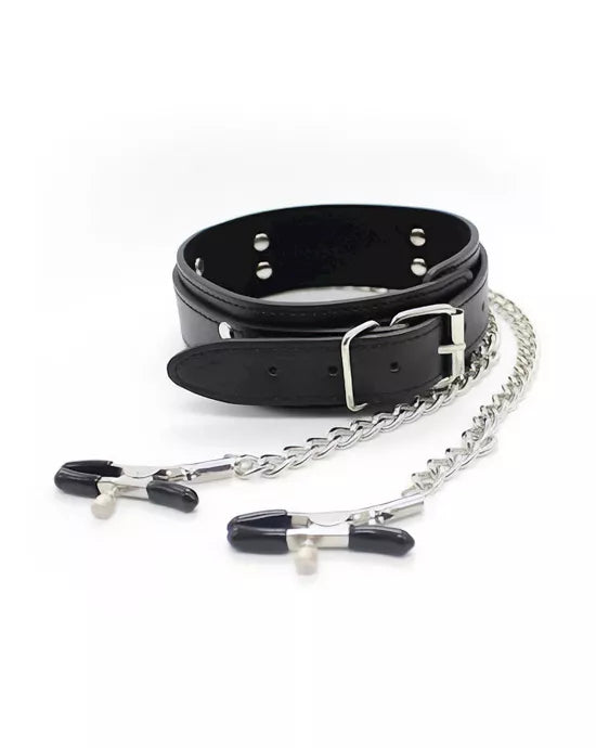 Kinki Collar with Nipple Clamps - Just for you desires