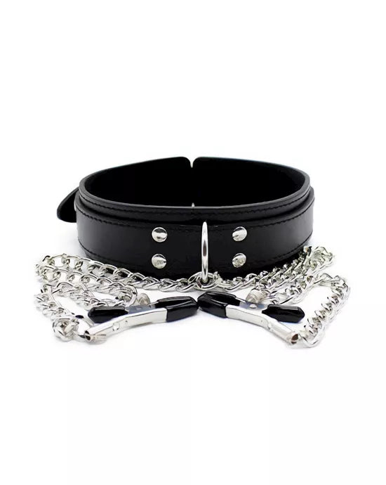 Kinki Collar with Nipple Clamps - Just for you desires
