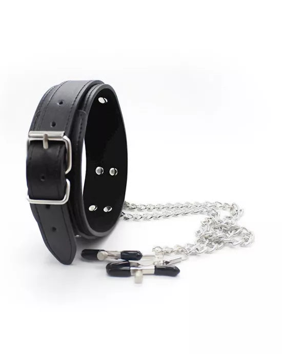 Kinki Collar with Nipple Clamps - Just for you desires