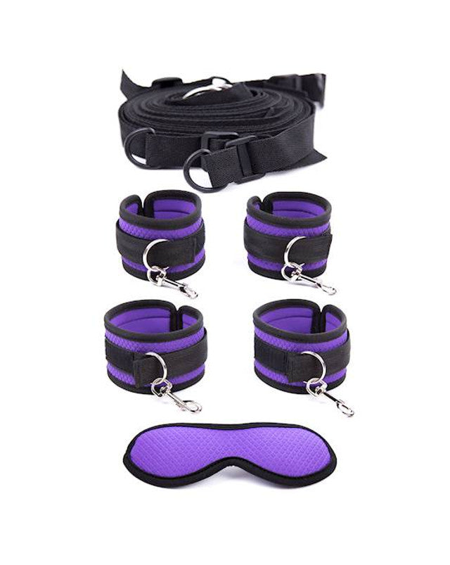 281374 - KinKi Bed Restraint Set with Mask - Just for you desires