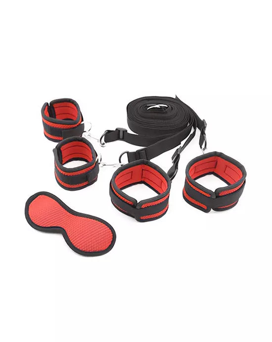Kinki Bed Restraint Set with Mask - Just for you desires