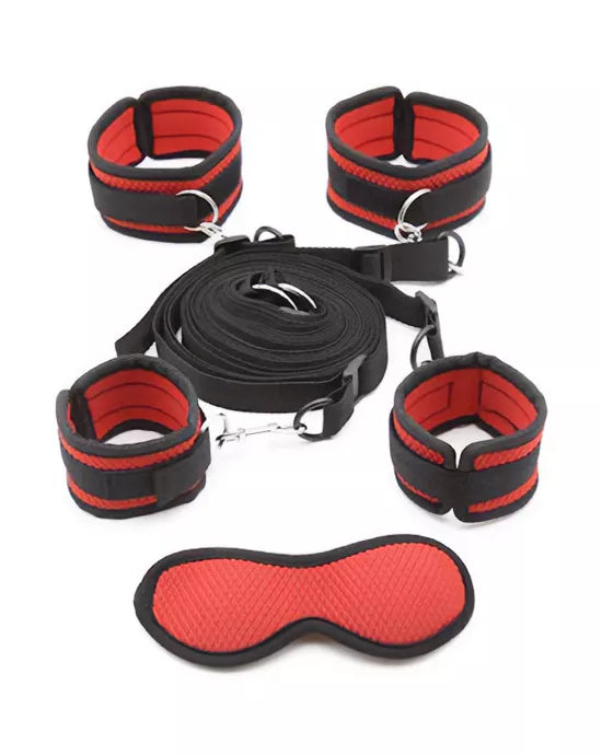 Kinki Bed Restraint Set with Mask - Just for you desires
