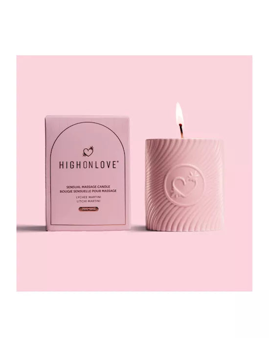 High on Love Massage Candle - Lychee - Just for you desires