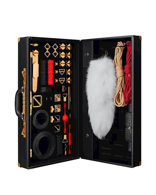 LOCKINK All-in-1 BDSM Play Kit - Crocodile Leather