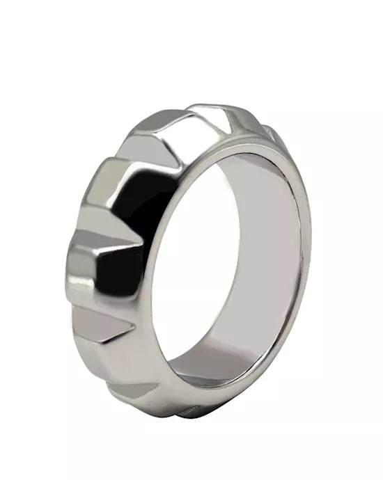 KinKi Tyrant Studded Steel Cock Ring - Just for you desires