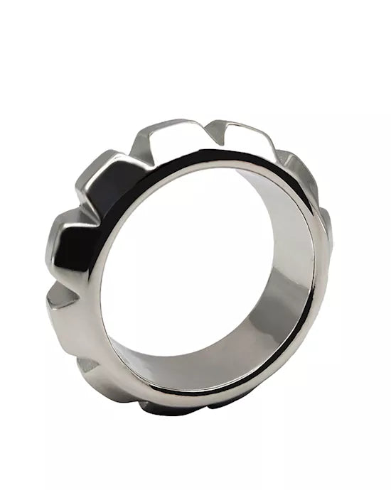 KinKi Tyrant Studded Steel Cock Ring - Just for you desires