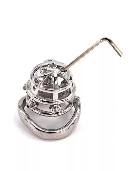 KinKi Solitary Confinement Chastity Cage - Just for you desires