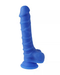 Nood Colours Dual Density Liquid Silicone Dildo with Balls - Just for you desires