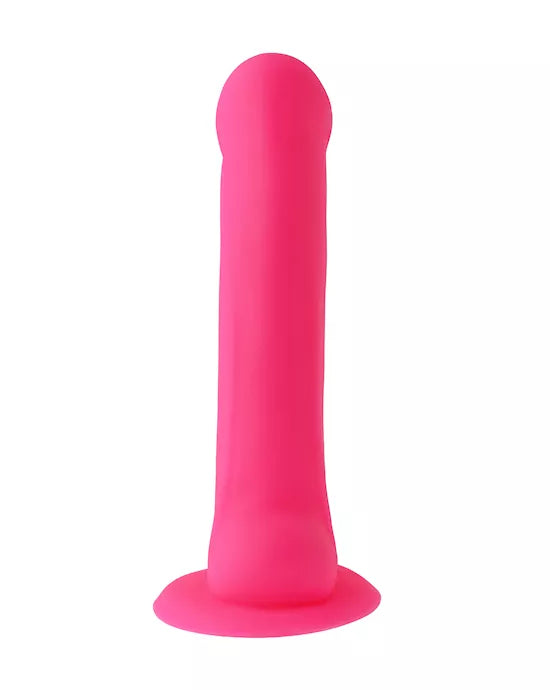 Nood Colours Dual Density Liquid Silicone Dildo with Balls - Just for you desires