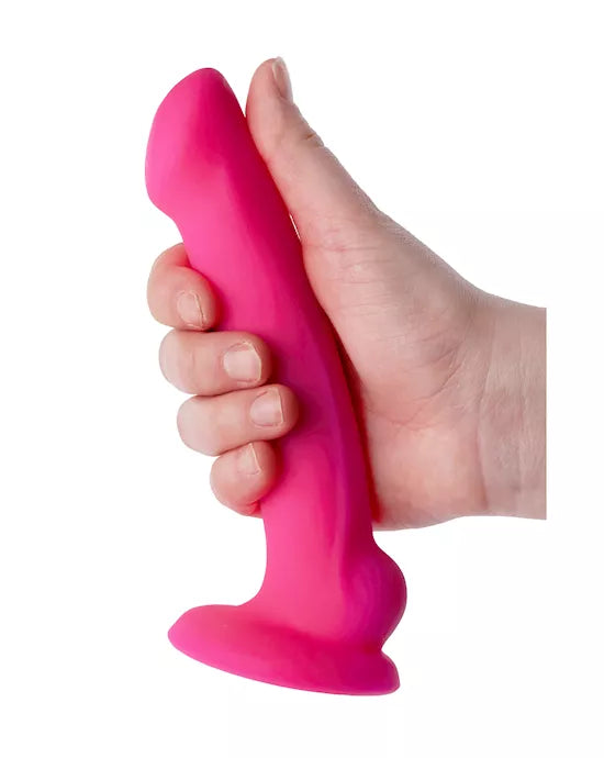 Nood Colours Dual Density Liquid Silicone Dildo with Balls - Just for you desires