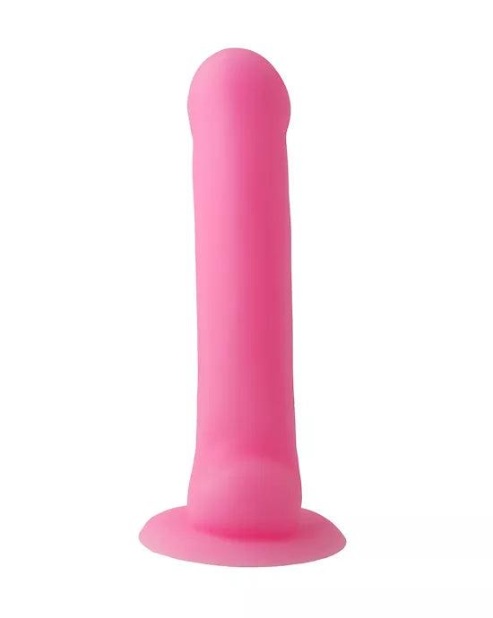 Nood Colours Dual Density Liquid Silicone Dildo with Balls - Just for you desires