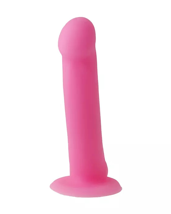 Nood Colours Dual Density Liquid Silicone Dildo with Balls - Just for you desires