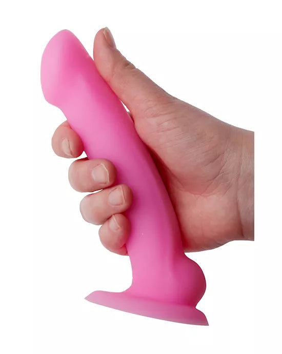 Nood Colours Dual Density Liquid Silicone Dildo with Balls - Just for you desires