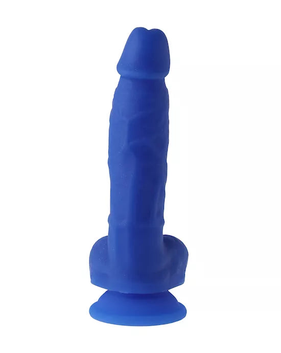 Nood Colours Dual Density Liquid Silicone Dildo with Balls - Just for you desires