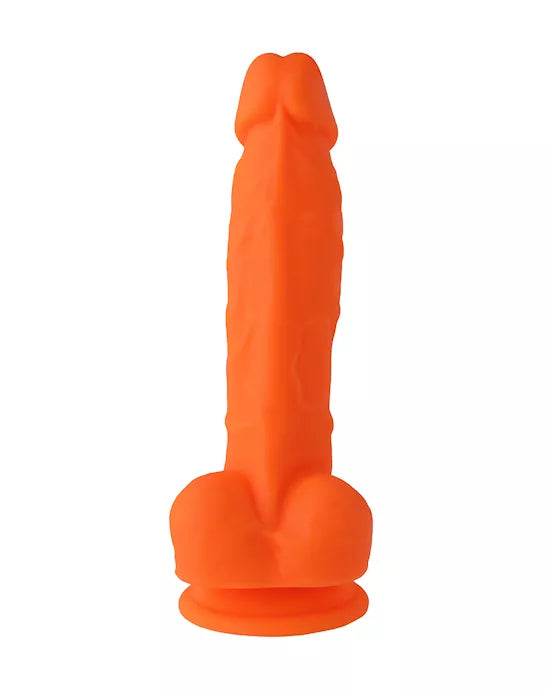 Nood Colours Dual Density Liquid Silicone Dildo with Balls - Just for you desires
