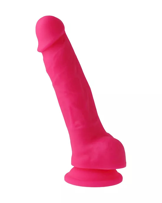Nood Colours Dual Density Liquid Silicone Dildo with Balls - Just for you desires