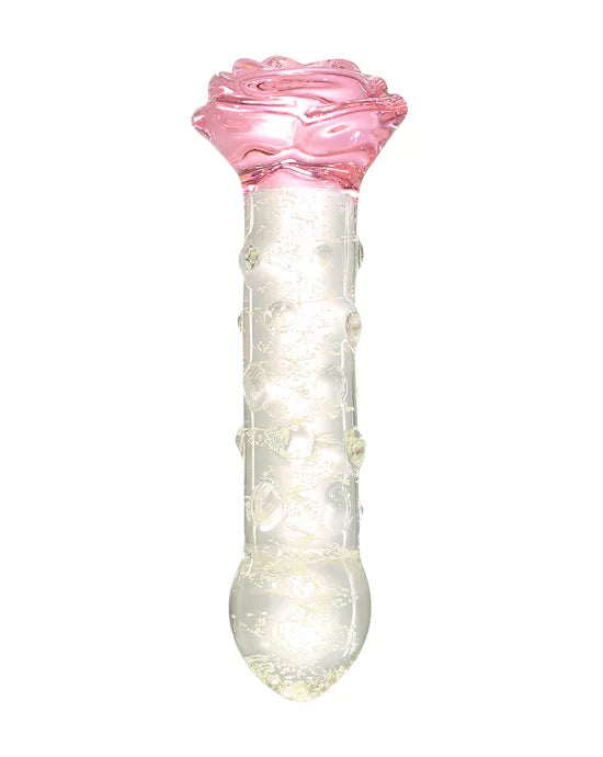 Lucent Glow in the Dark Rose Butt Plug - Just for you desires