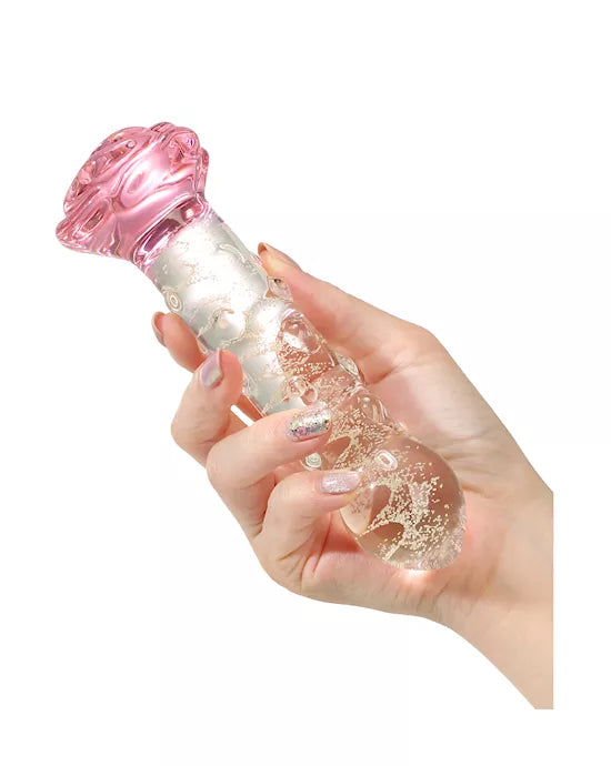 Lucent Glow in the Dark Rose Butt Plug - Just for you desires