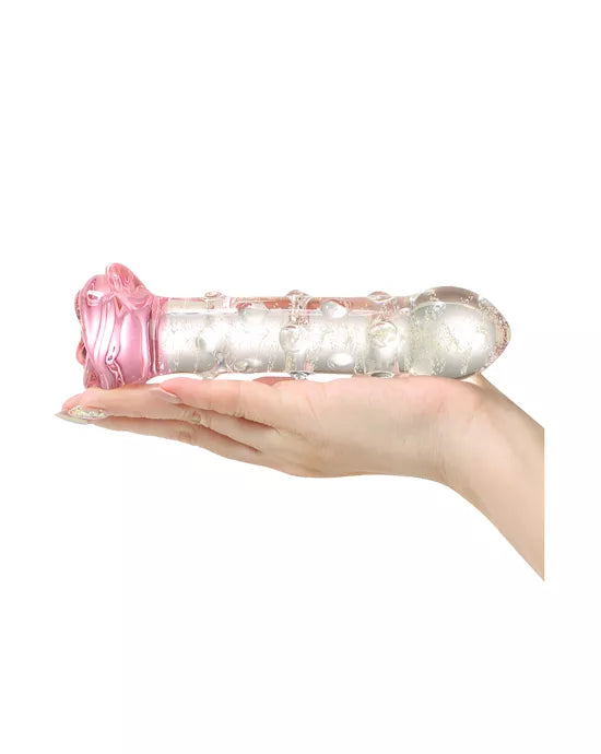 Lucent Glow in the Dark Rose Butt Plug - Just for you desires