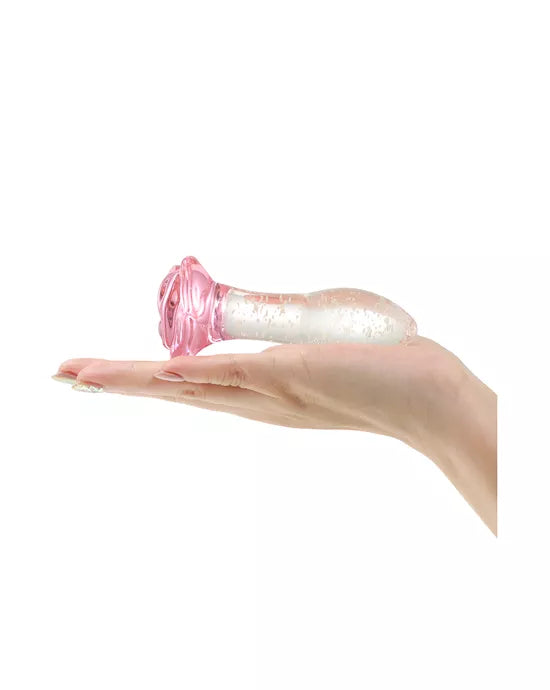 Lucent Glow in the Dark Rose Butt Plug - Just for you desires