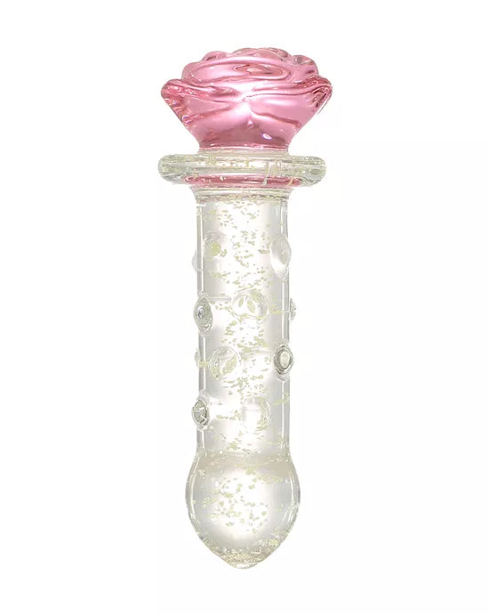 Lucent Glow in the Dark Rose Butt Plug - Just for you desires