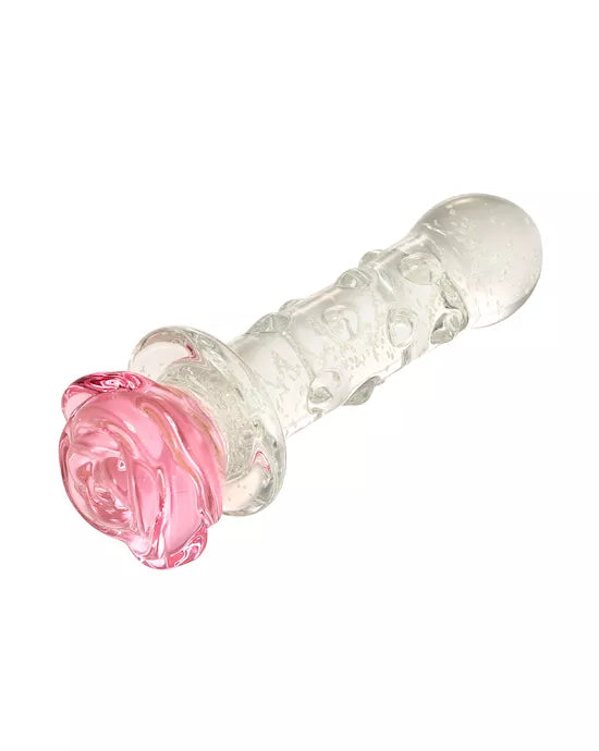 Lucent Glow in the Dark Rose Butt Plug - Just for you desires