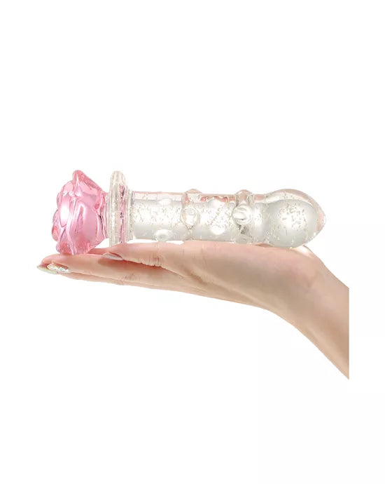 Lucent Glow in the Dark Rose Butt Plug - Just for you desires
