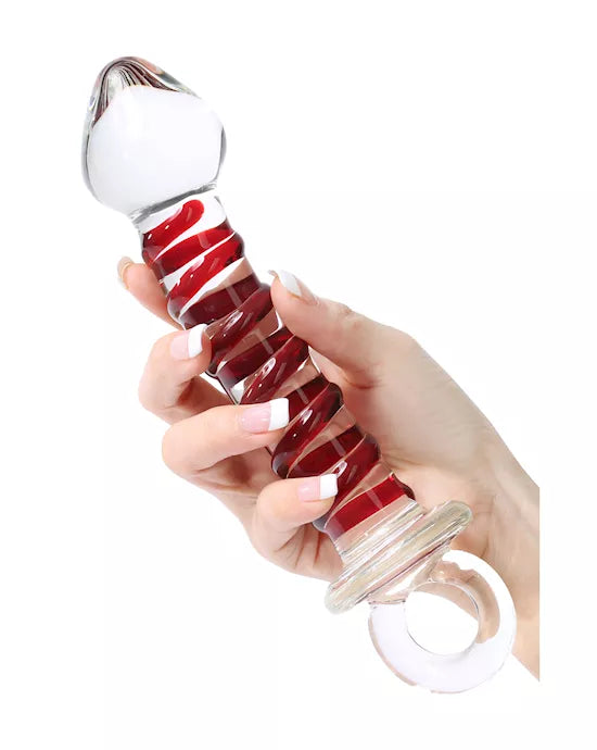 Lucent Spiral Dildo with Handle - Just for you desires