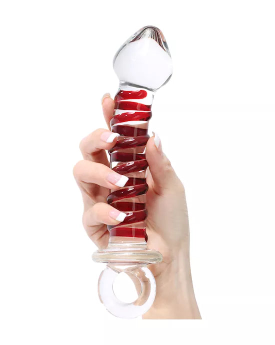 Lucent Spiral Dildo with Handle - Just for you desires