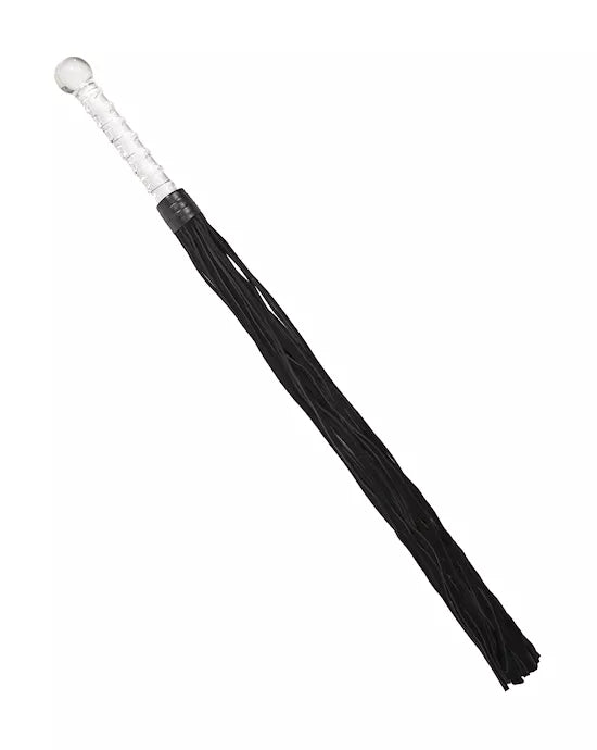 Lucent Glass Handle Whip - Just for you desires